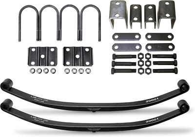 6000lb Tandem Trailer Axle Suspension Kit 3000lb Leaf Springs U-bolt