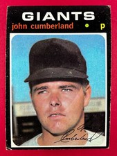 1971 Topps Baseball John Cumberland #108 San Francisco Giants