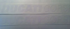 Ducati 1098/1198/848 Decals/ Ducati Corse, White or pick a color