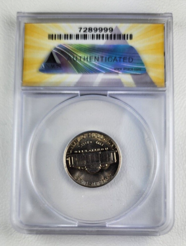 1957 D Jefferson Nickel MS65 Uncirculated ANACS - Picture 2 of 6