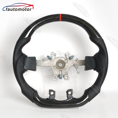 Hydro Dip Carbon Fiber Steering Wheel Fit 2012-2018 Dodge Ram 1500 2500 3500