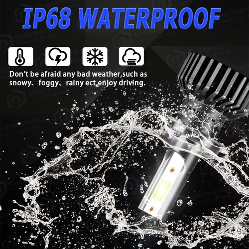 Para Kia Sorento 2003-2006 4X H1+H7 Bombillas LED haz alto bajo blanco S2QC - Imagen 12 de 13