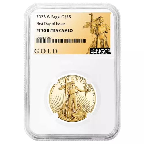 2023-W Proof $25 American Gold Eagle 1/2 oz NGC PF70UC FDI ALS Label