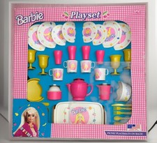 Vintage 1994 Chilton Toys Barbie Plastic Picinic Dishes Play Set New in Box