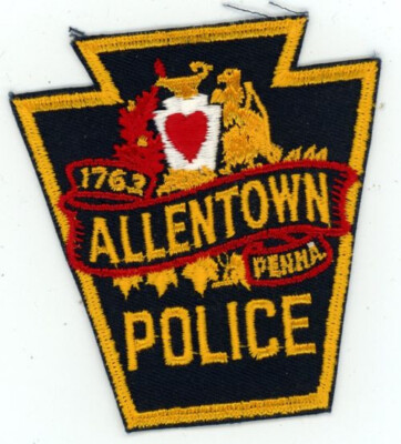 PENNSYLVANIA PA ALLENTOWN POLICE NICE SHOULDER PATCH SHERIFF OLD ...