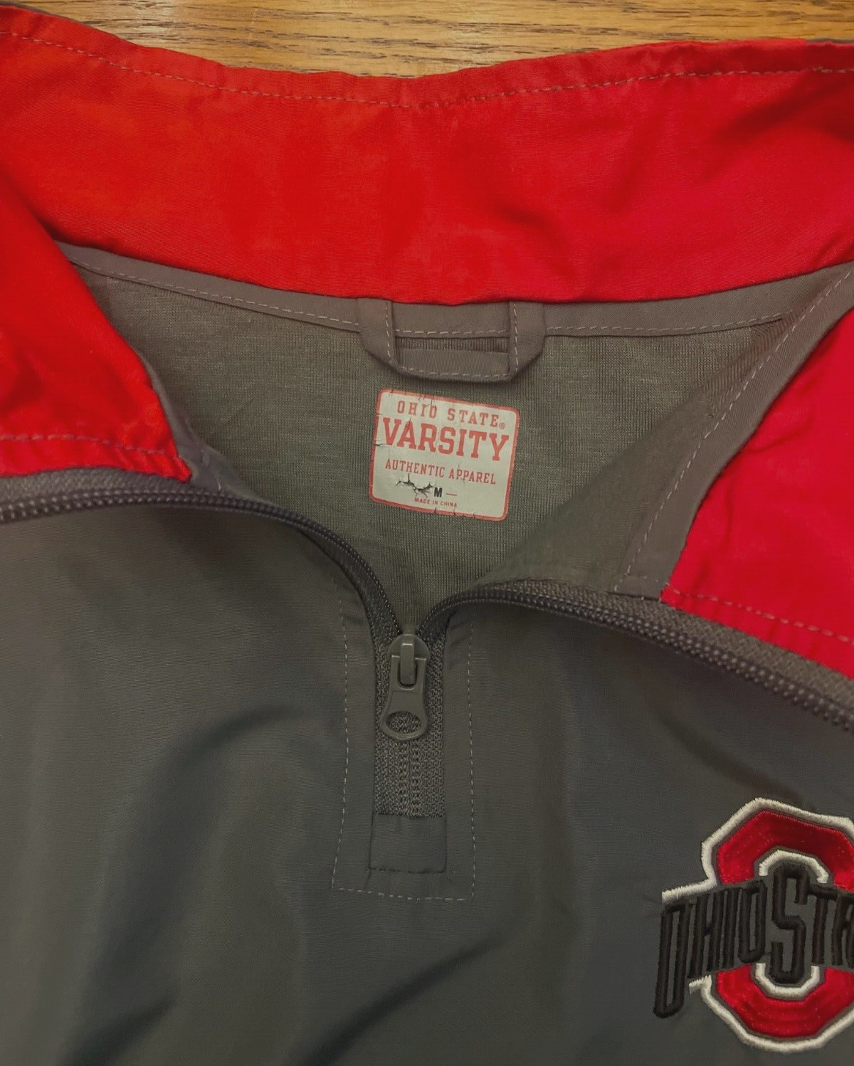 Ohio State Buckeyes Varsity Pullover Jacket 1/4 Z… - image 5