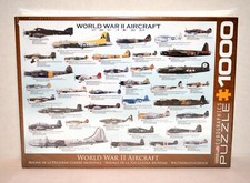 Eurographics - 1000 Piece Jigsaw Puzzle - World War II Aircraft   New/Sealed