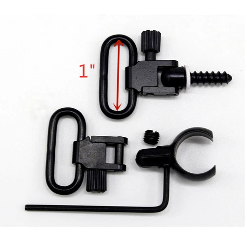 30-30 Lever Action Rifle Sling Mount Kit Split Band with 1"/1.25QD Sling Swivels - Picture 7 of 10