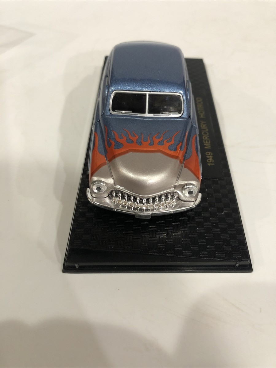 Aw4) 1998 Road Champs Die-cast 1:43 1949 Mercury Club Hotrod Blue