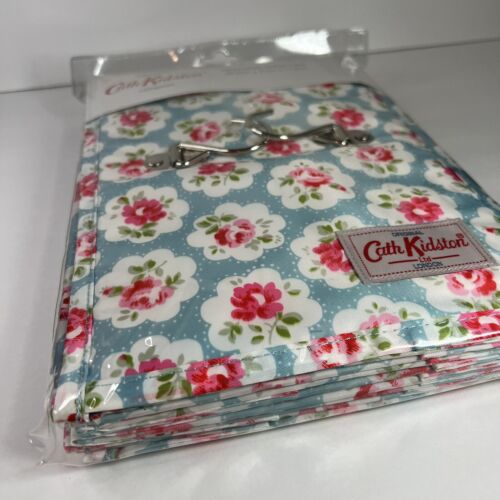 Vtg Cath Kidston Blue Provence Rose Hanging Shoe Storage Tidy Wardrobe 8 Shelves - Picture 5 of 7