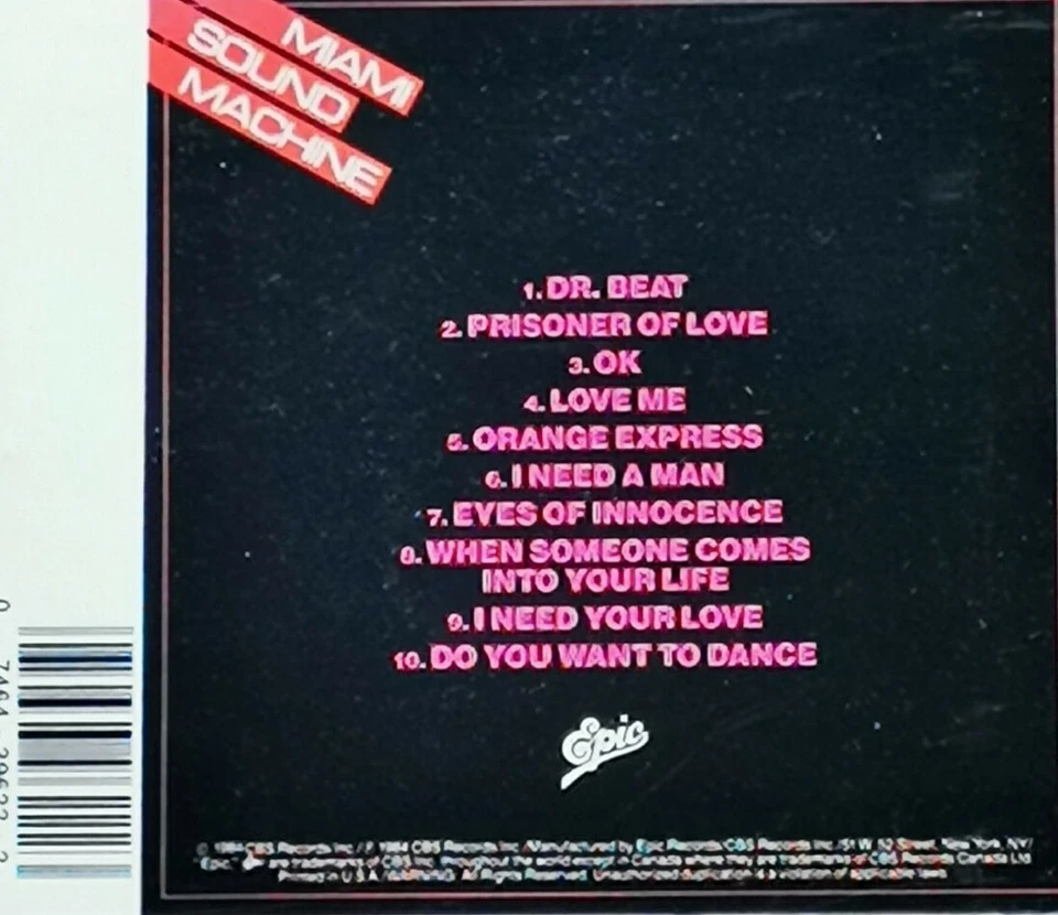 Miami Sound Machine ft. Gloria Estefan: Eyes Of Innocence [1984] | CD  - Bild 2 von 2