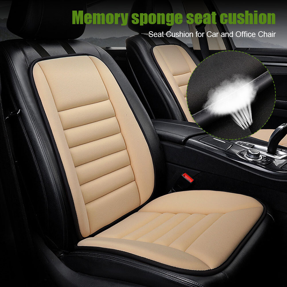Car Seat Cushion w/Back Support Pillow Ergonomic Lumbar Comfort Car Seat Cover