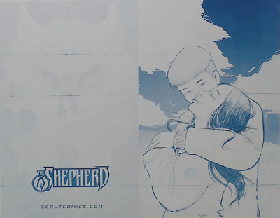 Shepherd: The Tether #1 - Webstore Exclusive - Cover - Cyan - SIGNED - Comic Pri