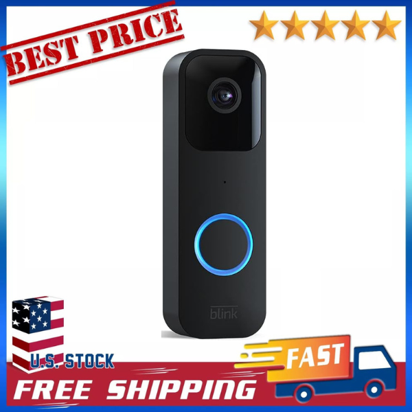 Newest Blink Video Doorbell with Two-Way Audio and HD Video - Free Shipping-image