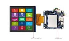 4 inch Square HMI Display 480x480 Intelligent Smart UART TFT LCD