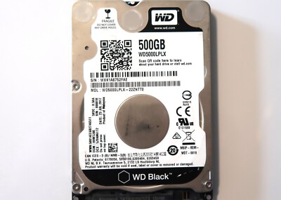 Black Wd5000lplx Western Digital Wd5000lplx WD Black WD5000LPLX