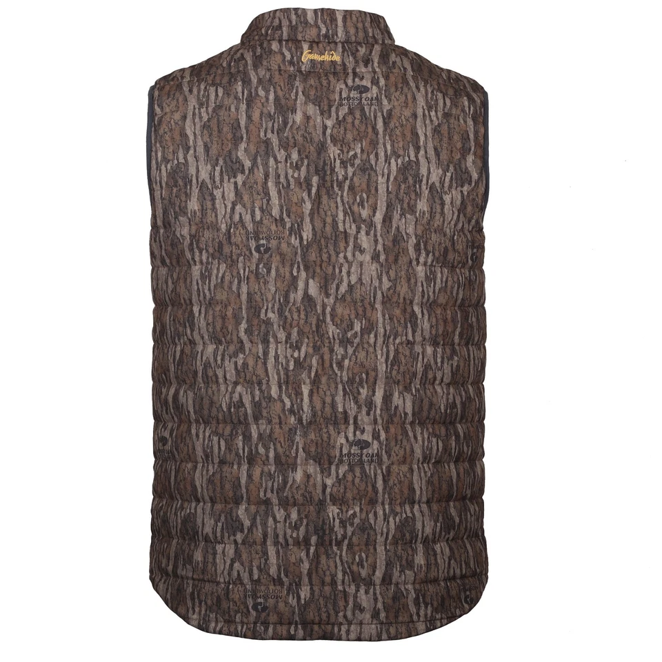 Gamehide Men's Insulated Slough Creek Hunting Vest Mossy Oak New Bottomland - Image 2 of 2