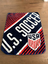 US Soccer Fleece Blanket 48x60