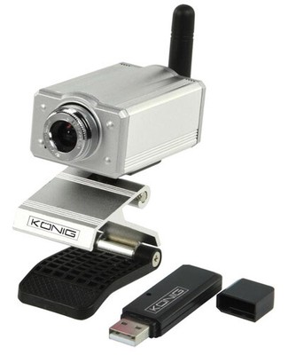 Webcam inalambrica por USB konig (5412810146314)