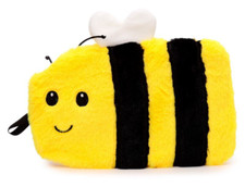 Wärmflasche Hummel 650 ml Biene Plüschhülle Plüschbezug  flauschig weich süß ♥