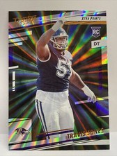 2022 Panini Prestige #358 Travis Jones Xtra Points SUNBURST Rookie RC Raven