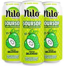 NILO Soursop Juice, 100 Real Guanabana Graviola No Sugar Added 10.8 Oz, 12-Pack