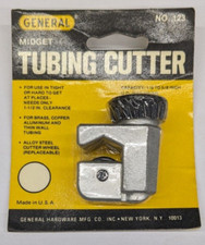 General Midget Tubing Cutter 1/8" to 5/8" Capacity No. 123 USA