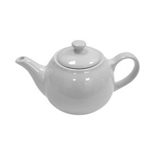 Carnaby Large 1L White Ceramic Teapot with Lid Dishwasher Microwave Safe Glossy