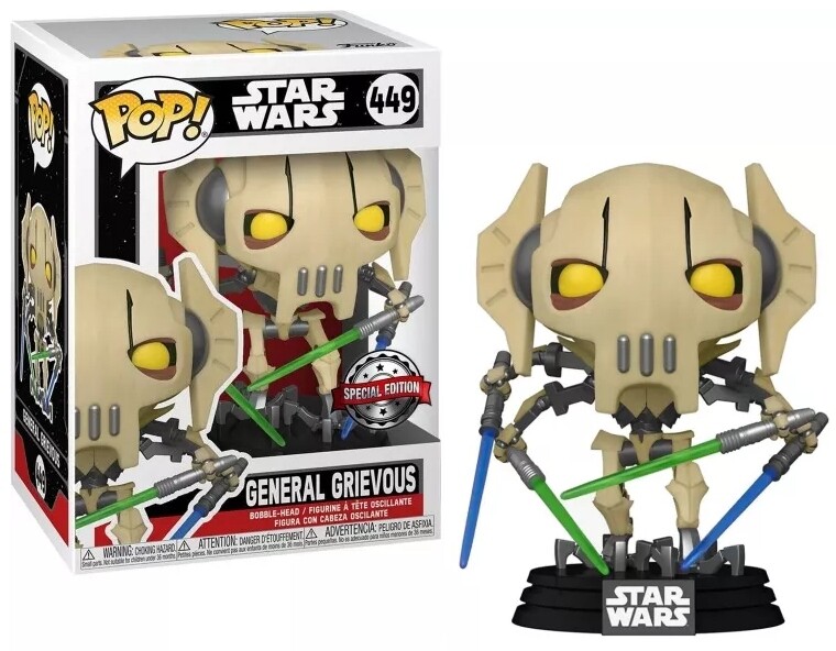 FUNKO POP Star Wars - 449 General Grievous (Exclusive) 9 cm
