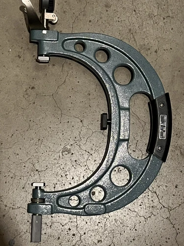 Micrometer Mitutoyo 7-8 Snap Mic. 201-158 W/ Indicator 2803F-10