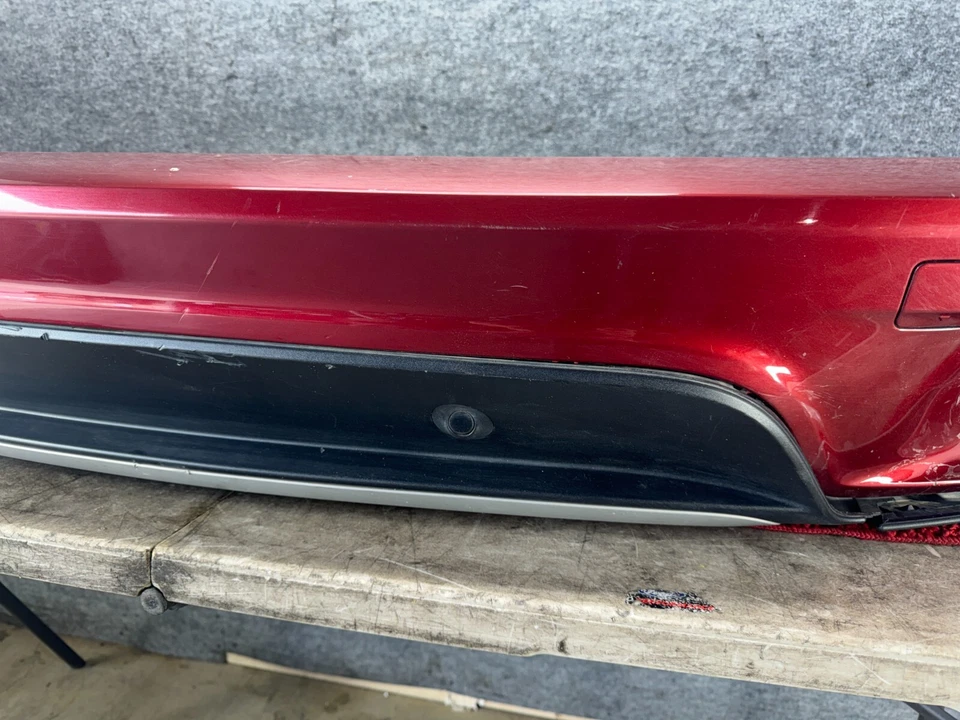 BMW 11-13 E70 X5 Rear Bumper Cover w/ Pdc Vermillion Red Metallic A82 OEM 55K - Image 4 of 4