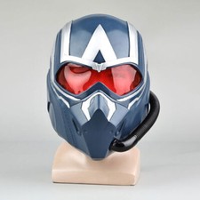 Capitán América 4 Ojo de Halcón PVC Usable Casco Máscara Facial Completa Juegos con disfraces Utilería Regalo