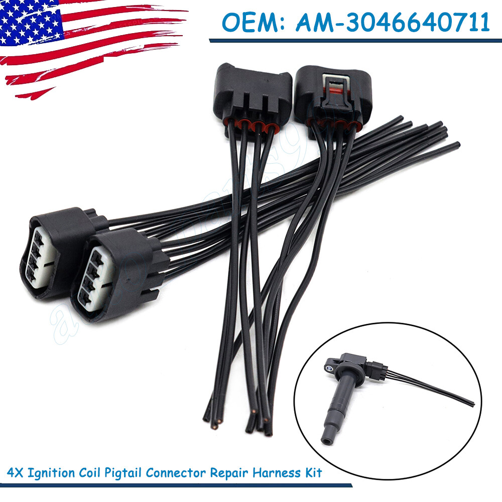 Other - 4pcs Ignition Coil Pigtail Connector Repair Harness Kit Set For Toyota Lexus Was Listed For 359.00 On 17 Jan At 02:14 By Szulou In China (ID:632251669 - Foto 13
