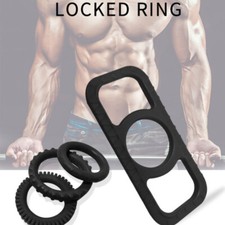 Male Scrotum Testicle Squeeze Ring Cage Kit Soft Stretcher Enhancer Delay Ball