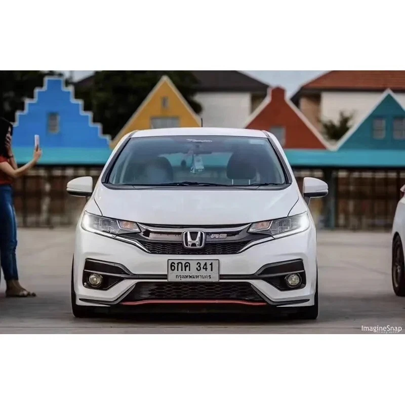 ✅ For 15-20 Honda Fit Front And Rear Bumper Cover kit RS SPORT Upgrade KIT RS - Imagem 4 de 4