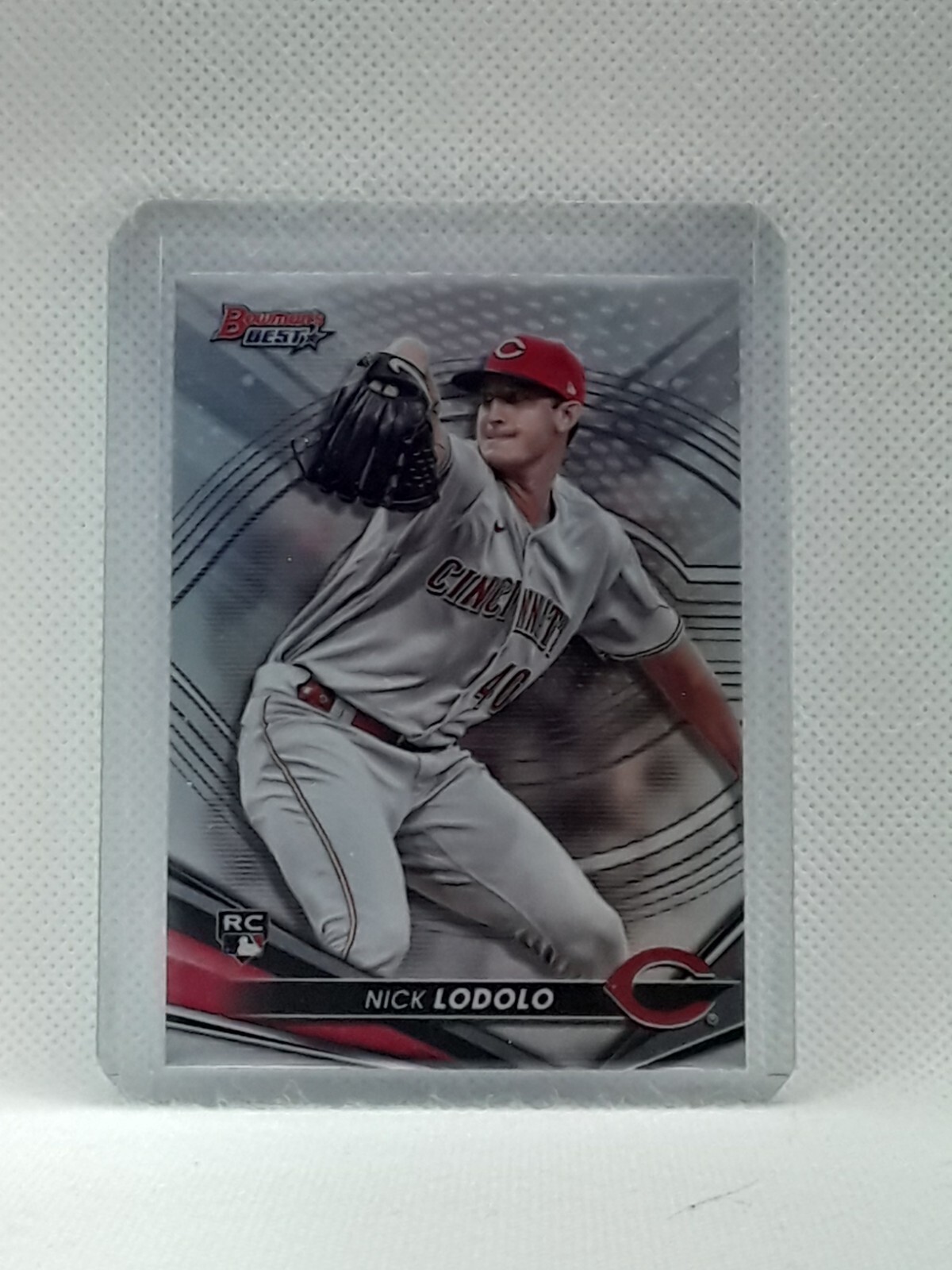Nick Lodolo 2022 Bowman's Best - RC #56 REFRACTOR - Cincinnati Reds
