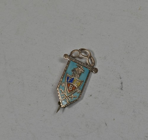 Antique 10K Gold Knights of Pythias Fraternal Enamel Victorian Pin  - Afbeelding 3 van 8