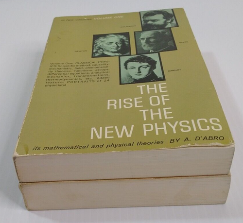 Der Aufstieg der neuen Physik Band 1 und 2. Von A. D'Abro. 1952 Dover Taschenbuch - Bild 7 von 12
