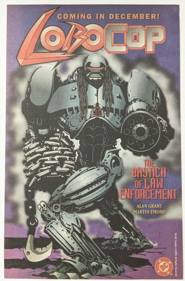 Lobocop Jim Power Lost Dimension Print Ad Comic Poster Art PROMO