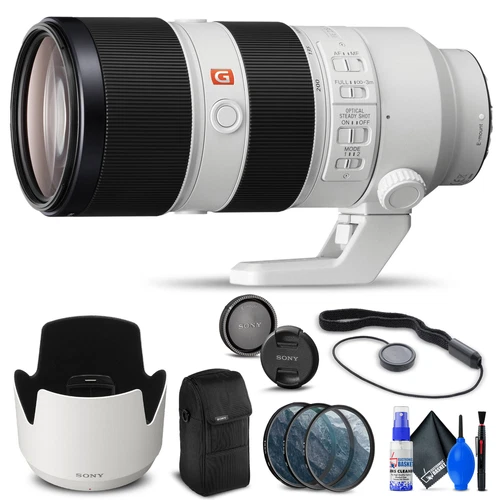 Sony FE 70-200mm f/2.8 GM OSS Lens + Filter Kit + Cap Keeper + Cleaning Kit - Picture 1 of 7