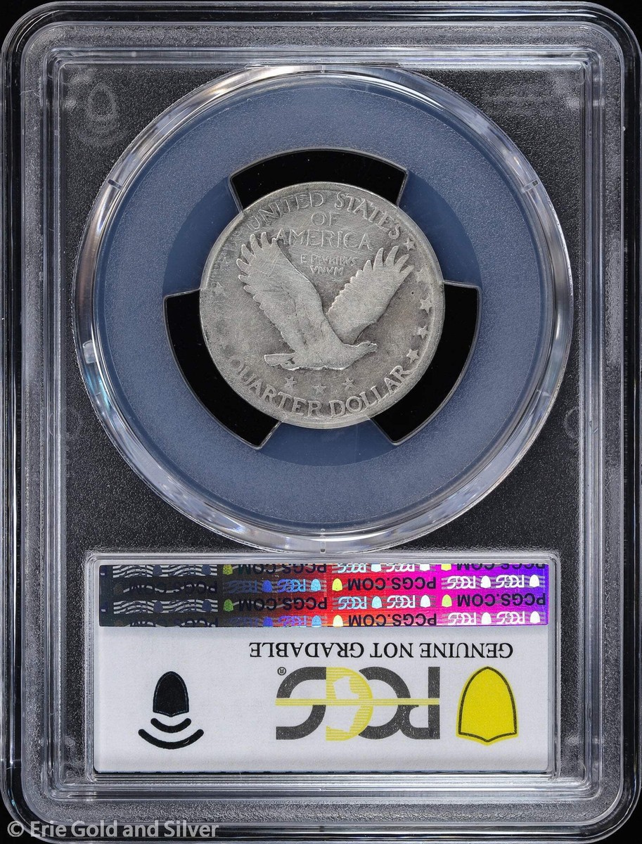 グーグリー ヴィンテージ 25㎝ 1921 25C Standing Liberty Quarter PCGS Genuine G Detail | eBay