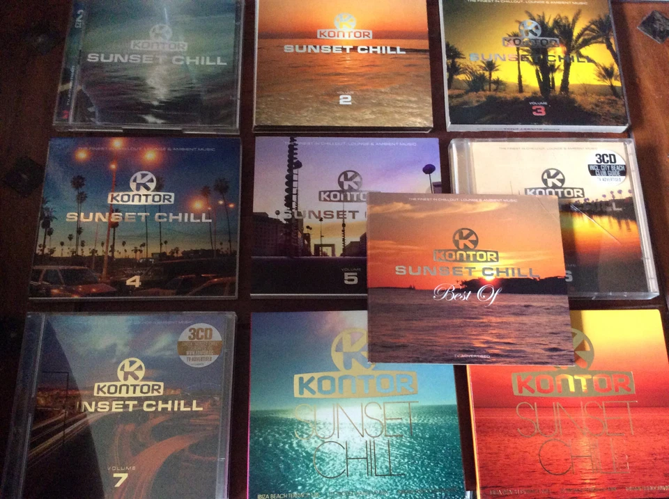 Kontor - Sunset Chill 1 2 3 4 5 6 7 BEST [23 CD]Rank 1 ATB BENT Moby Gainsbourg