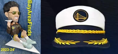 Golden State Warriors Klay Thompson Captain Hat Paper Plane Bobblehead SGA 