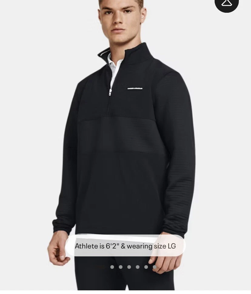 UNDER ARMOUR MENS LOOSE UA STORM EVO DAYTONA FZ SMALL BLACK NEW!!