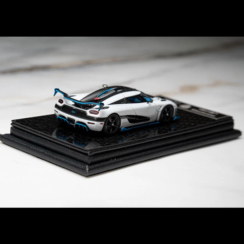 [宅送] Frontiart Car Resin White RS1 AGERA Koenigsegg Scale 1:64 ミニカー