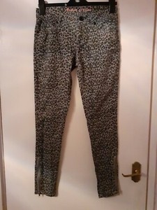Primark Denim Co Grey Leopard Print 