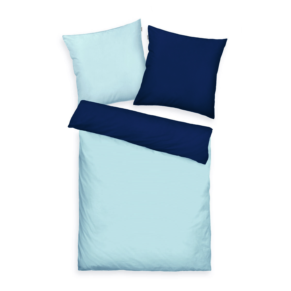 Сатин Tom Tailor Wendebettwsche Blau Dunkel 1x220 x 135 см 1x80 x 80 см 12490₽