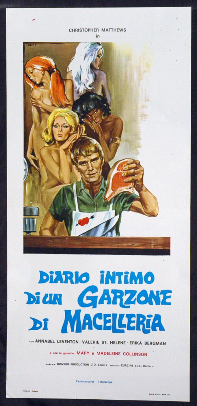 Locandina originale film Intimo (1988) - Regia di Beppe Cino