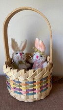 Handwoven Easter Basket With Bonus