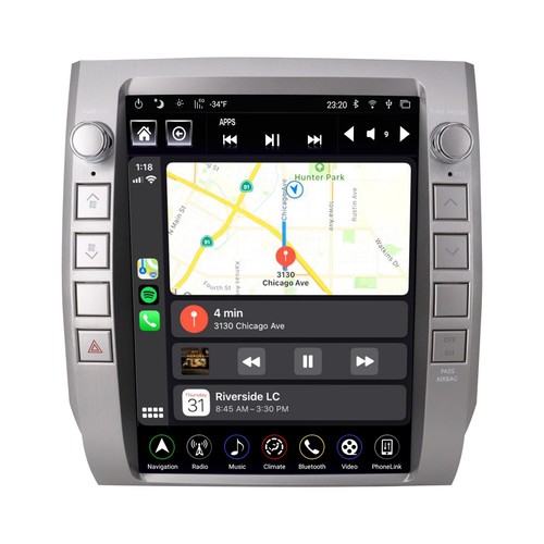GEN4 Touch Screen Android Car Radio for Toyota Tundra 2014-2022 Navi Replacement - Picture 2 of 13